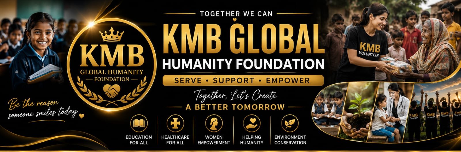 KMB Global Humanity Foundation volunteers serving communities